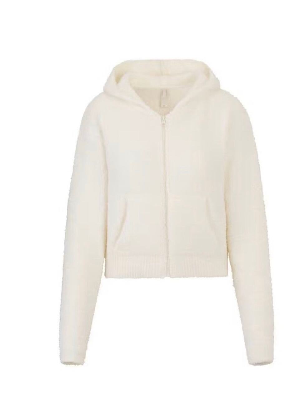 MEDIUM SKIMS COZY LIGHT ZIP UP MARBLE NWT